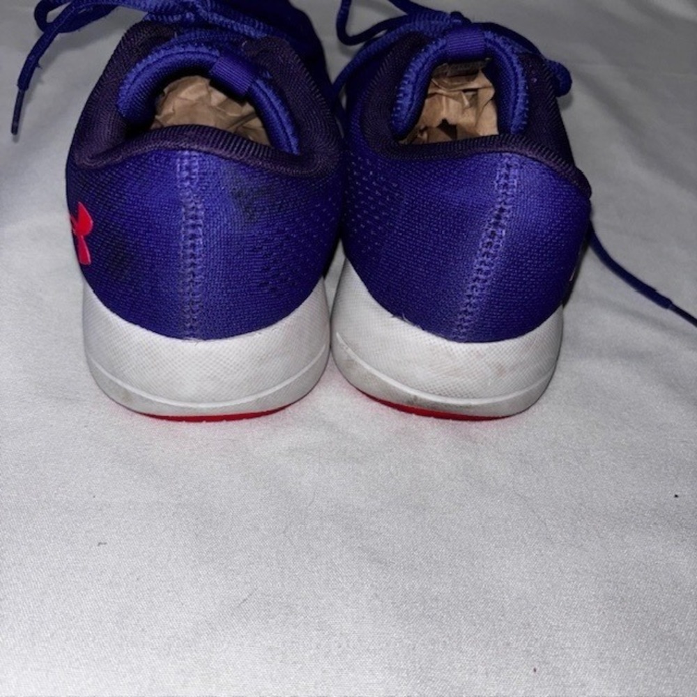 Under Armour Pursuit Purple Pink Running Shoes Womens 6.5 Sneakers 3021969-500 - Picture 5 of 8
